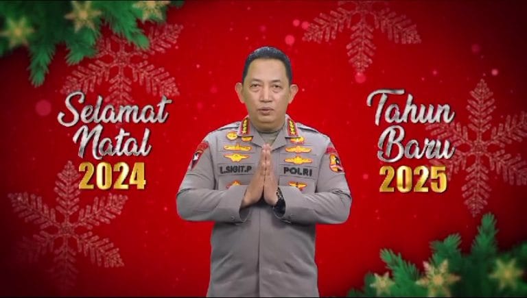 Ucapkan Selamat Natal, Kapolri: Mari Genggam Erat Persatuan dan Kesatuan