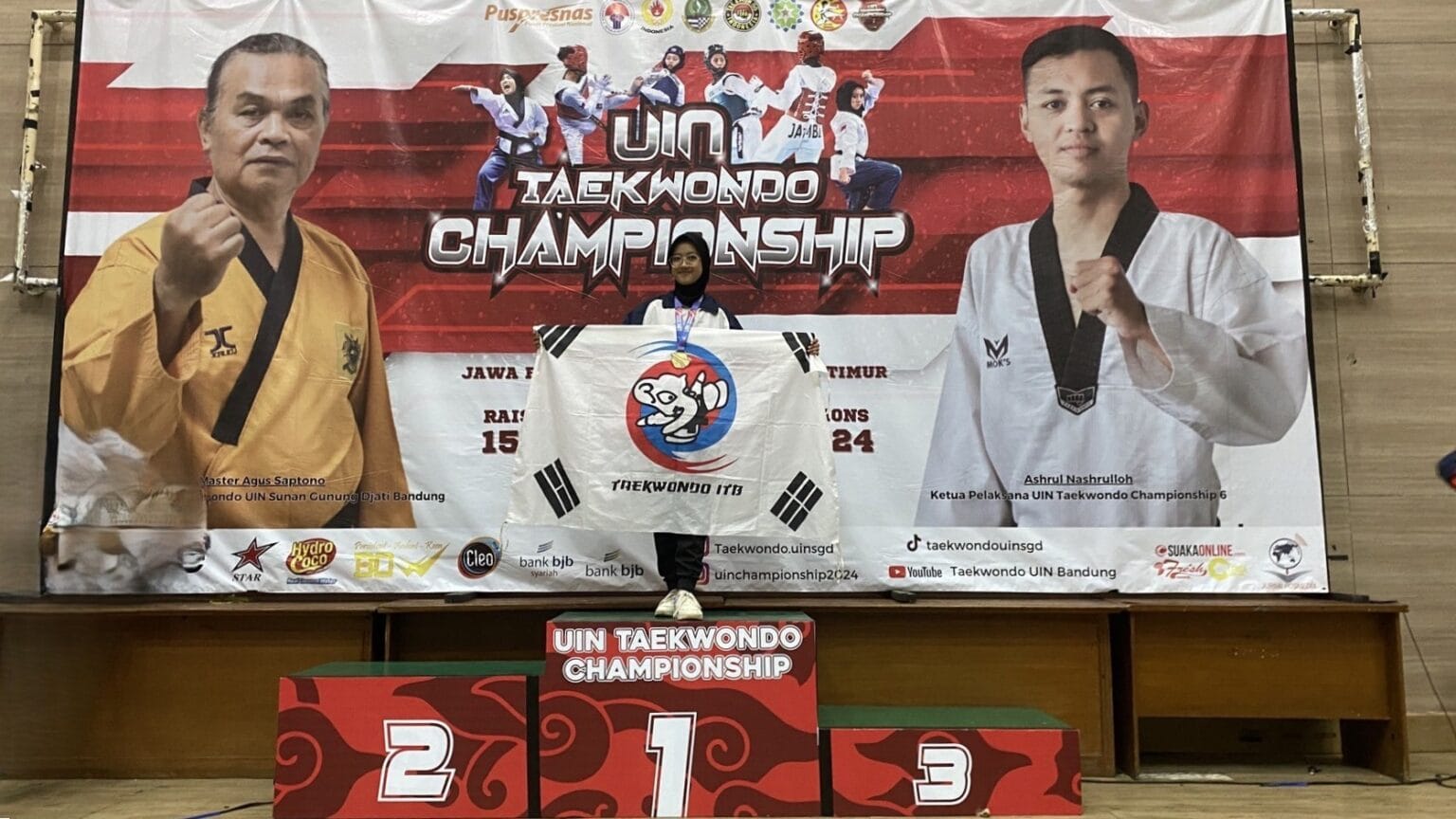 Unit Taekwondo ITB Raih 1 Emas dan 3 Perunggu di UIN Taekwondo Championship VI 2024