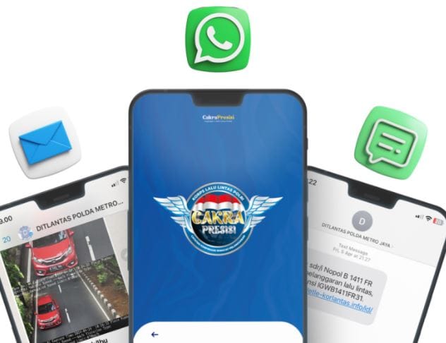 Notifikasi Tilang Kini Dikirimkan Lewat WhatsApp, Mulai Berlaku Hari Ini