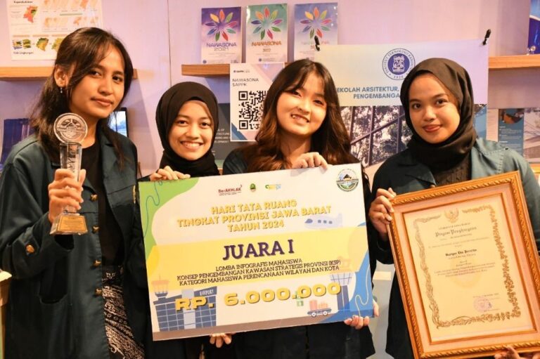 Tim Vikasa Kendra Juara 1 Lomba Infografis Hari Tata Ruang Tingkat Provinsi Jawa Barat