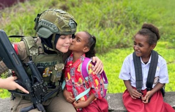 Bripda Natria dan Anak-Anak Nduga: Cerita Kecil tentang Damai di Tanah Papua