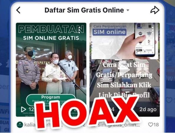 Polri Ingatkan Masyarakat tentang Modus Penipuan SIM Gratis via Tautan