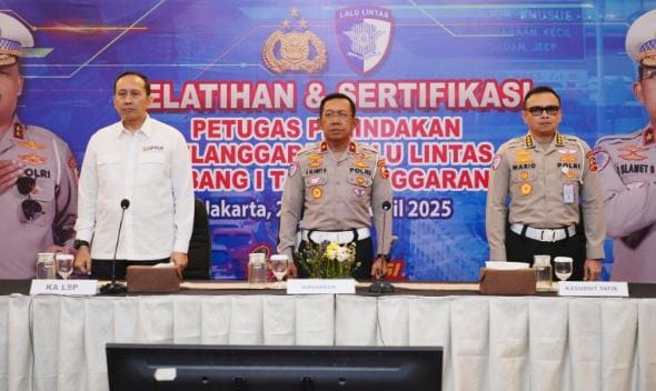 Korlantas Polri Tingkatkan Kompetensi Petugas Dakgar Melalui Pelatihan dan Sertifikasi