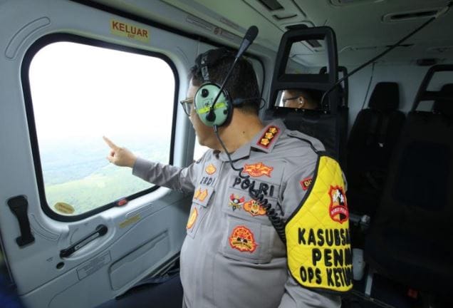 Patroli Udara Polri Pastikan Kelancaran Arus Balik di Ruas Tol Utama