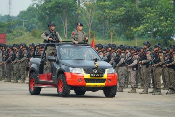 Upacara Pembukaan Latpraops Amole: Brimob Siapkan Pasukan Handal untuk Pengamanan Freeport