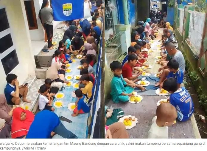 Gang Persib: Tradisi Unik dan Silaturahmi Warga Saat Persib Juara Liga