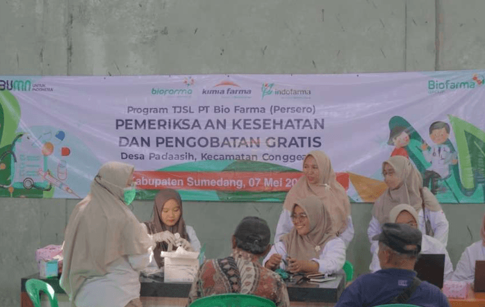 Bio Farma Hadirkan Layanan Medis Gratis di Sumedang dan Bandung Barat