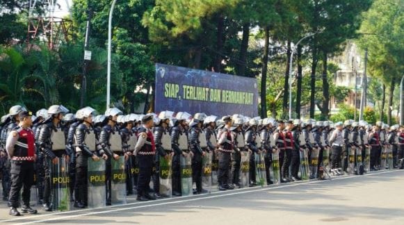 413 Personel Korsabhara Baharkam Polri Siap Amankan Perayaan Hari Buruh 2025