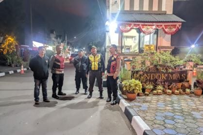Jaga Keamanan Lingkungan, Polsek Cimahi Selatan Sisir Titik Rawan Saat Malam